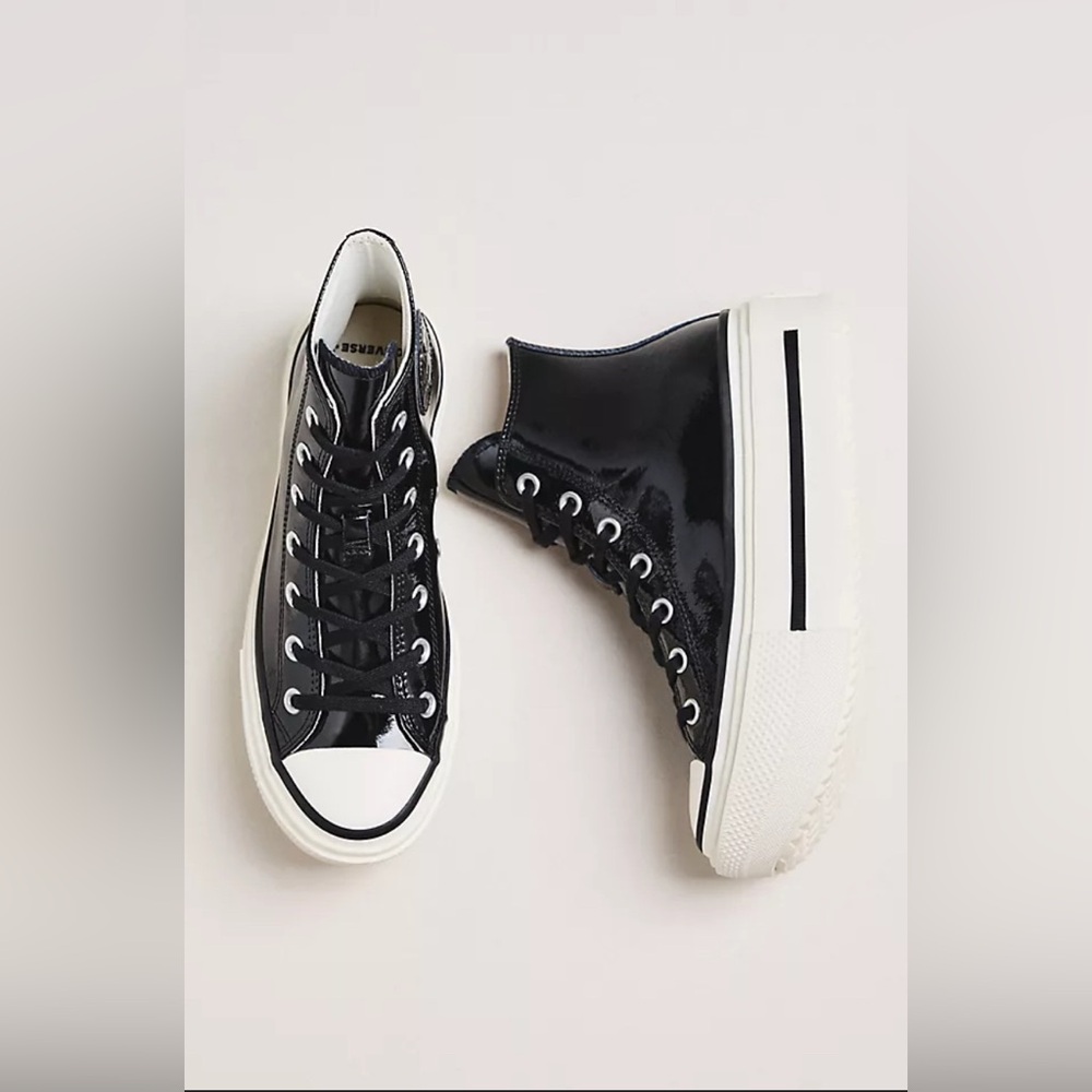 Chuck Taylor All Star Lift Double Stack Patent Leather Shoe